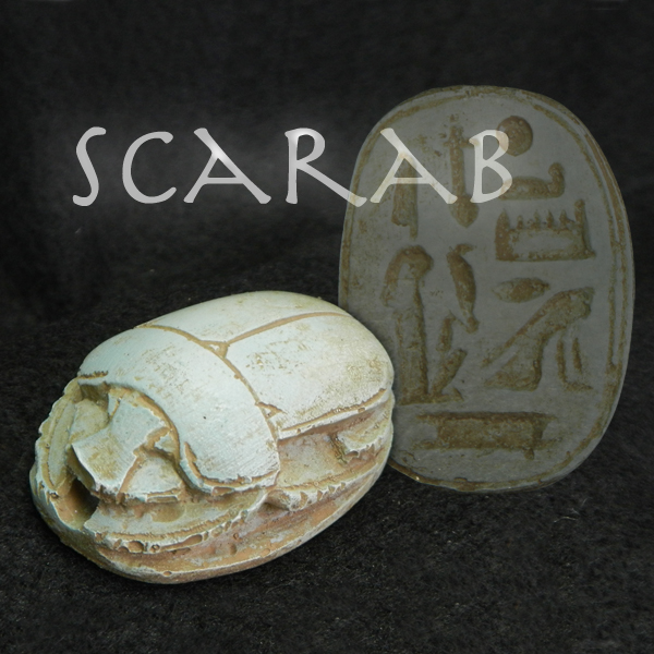 古代エジプト文明「スカラベ」レプリカ（模型）